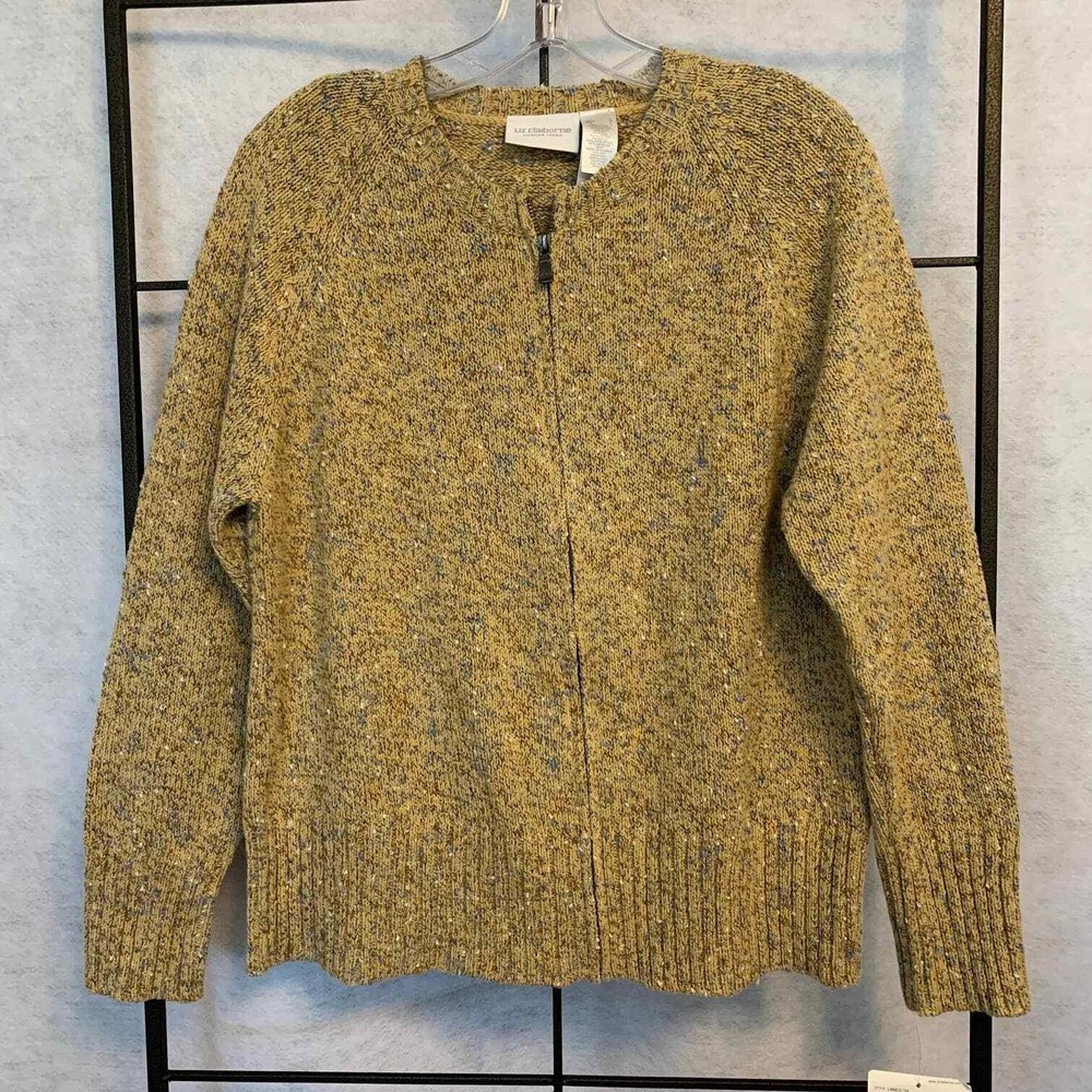 Liz Claiborne Zip Up Sweater Size‎ Large NWT